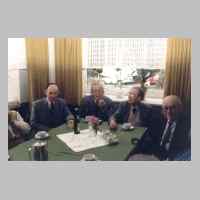 080-2023 2. Treffen am 10. und 11.10.1987 in Oyenhausen. Von links Ulrich Krohn, Walter Korsch, Rudolf Karnick und Franz Lohrenz.JPG